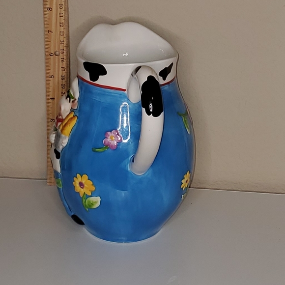 Cow ceramic pitcher - Picture 2 of 6